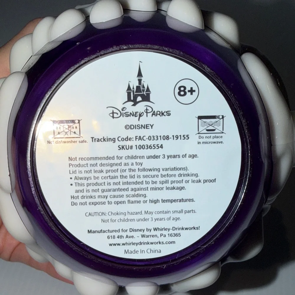 Disney Parks Snow White Purple Poison Apple Stein Mug Cup Halloween - Picture 2 of 7
